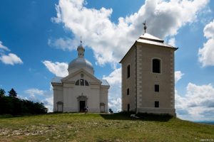 Kaple sv. Šebestiána  a zvonice na Svatém kopečku Mikulov